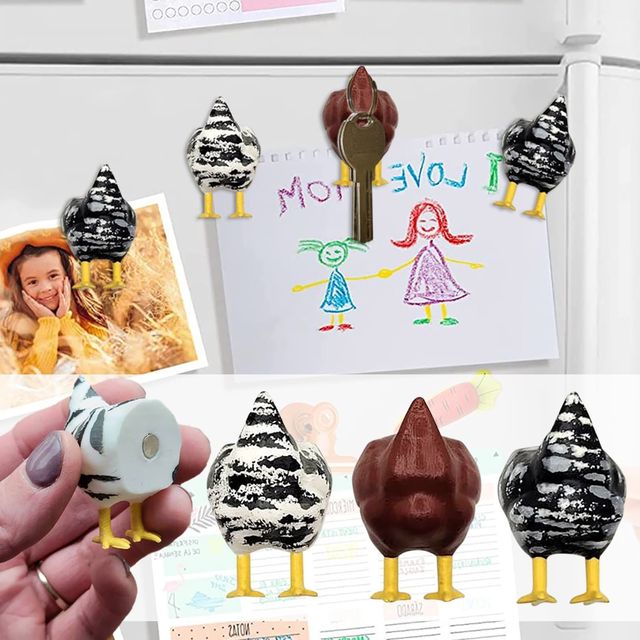 3 Pack Chicken Butt Magnet Refrigerator Magnetic Decorations Chook Butt Key  Hanging Sticker Set Christmas Gifts Home Party Decor - AliExpress